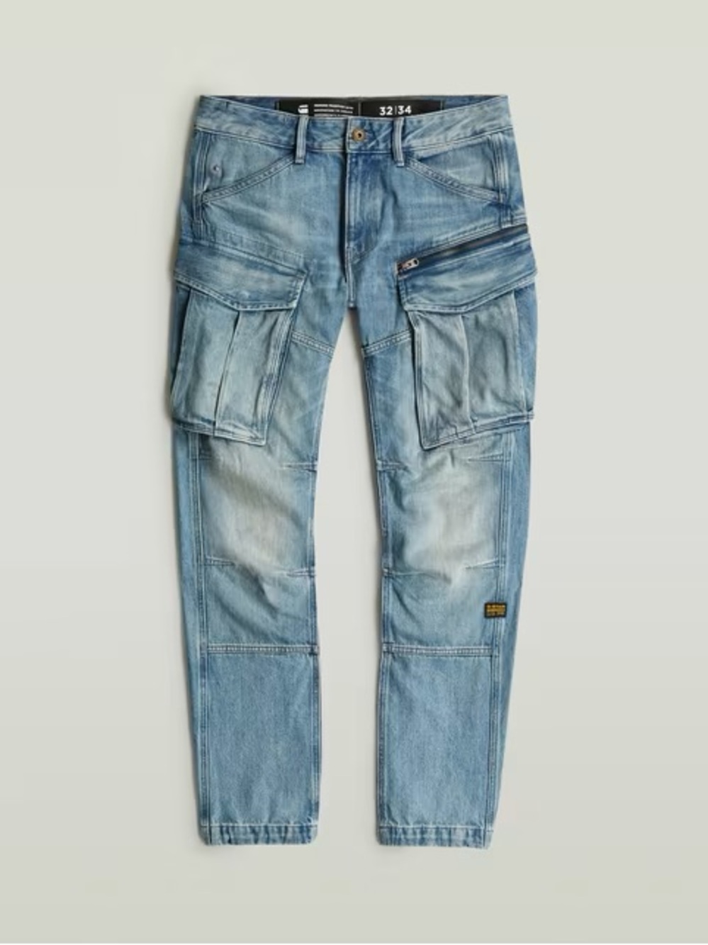 G-Star Raw Rovic Zip 3D Light Blue Denim Jens